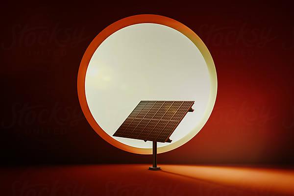 Solar panel for sustainable energy by Marcos Osorio