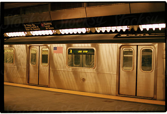 Metro coach at New York City by Laura Arauz